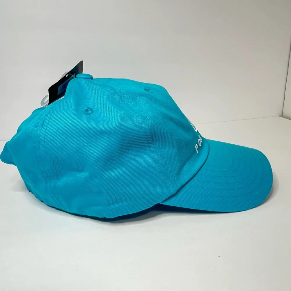 PGA TOUR BALLCAP GOLFER AQUA BLUE ADJUSTABLE *NEW WITH TAGS* LADIE'S MEN'S YOUTH
